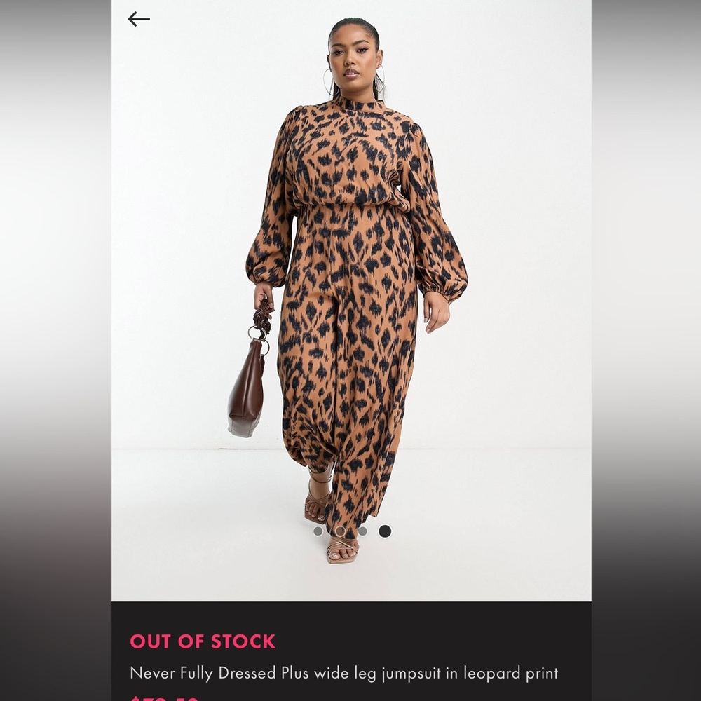 Leopard jumpsuit - Never Fully Dressed